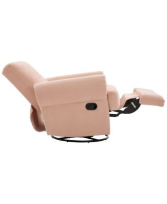 Streamdale Manual Recliner Sofa Swivel Rocker Chair with Adjustable Backrest, Sky Blue