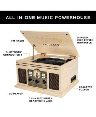 Quincy 6-in-1 Nostalgic Record Player