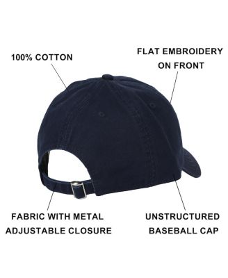 Men's Embroidered Gingy Navy Unstructured Baseball Cap