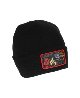 Men's Game Over Black Knit Cap