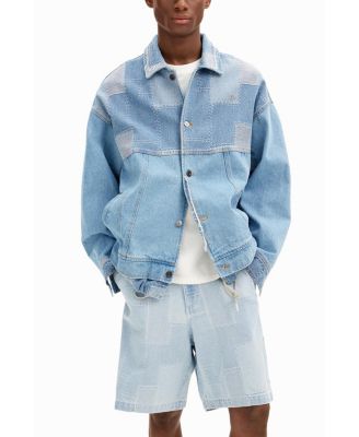 Men's Patch denim shorts