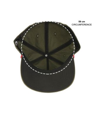 Men's Camp Crystal Lake Badge Green Retro Grandpa Snapback Hat