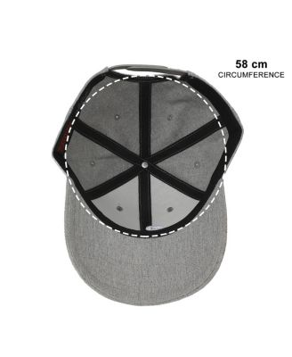 Men's Embroidered Logo Gray Traditional Adjustable Hat