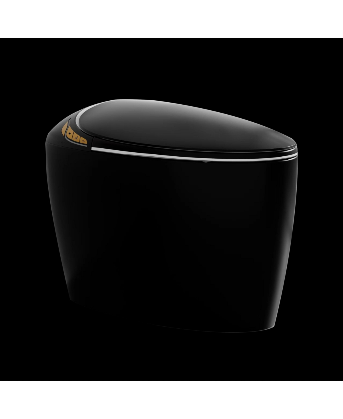 Casainc Unique Smart One-Piece Bathroom Fixture with Auto Seat, Foot Sensor, Led Display, Warm Water & Dryer