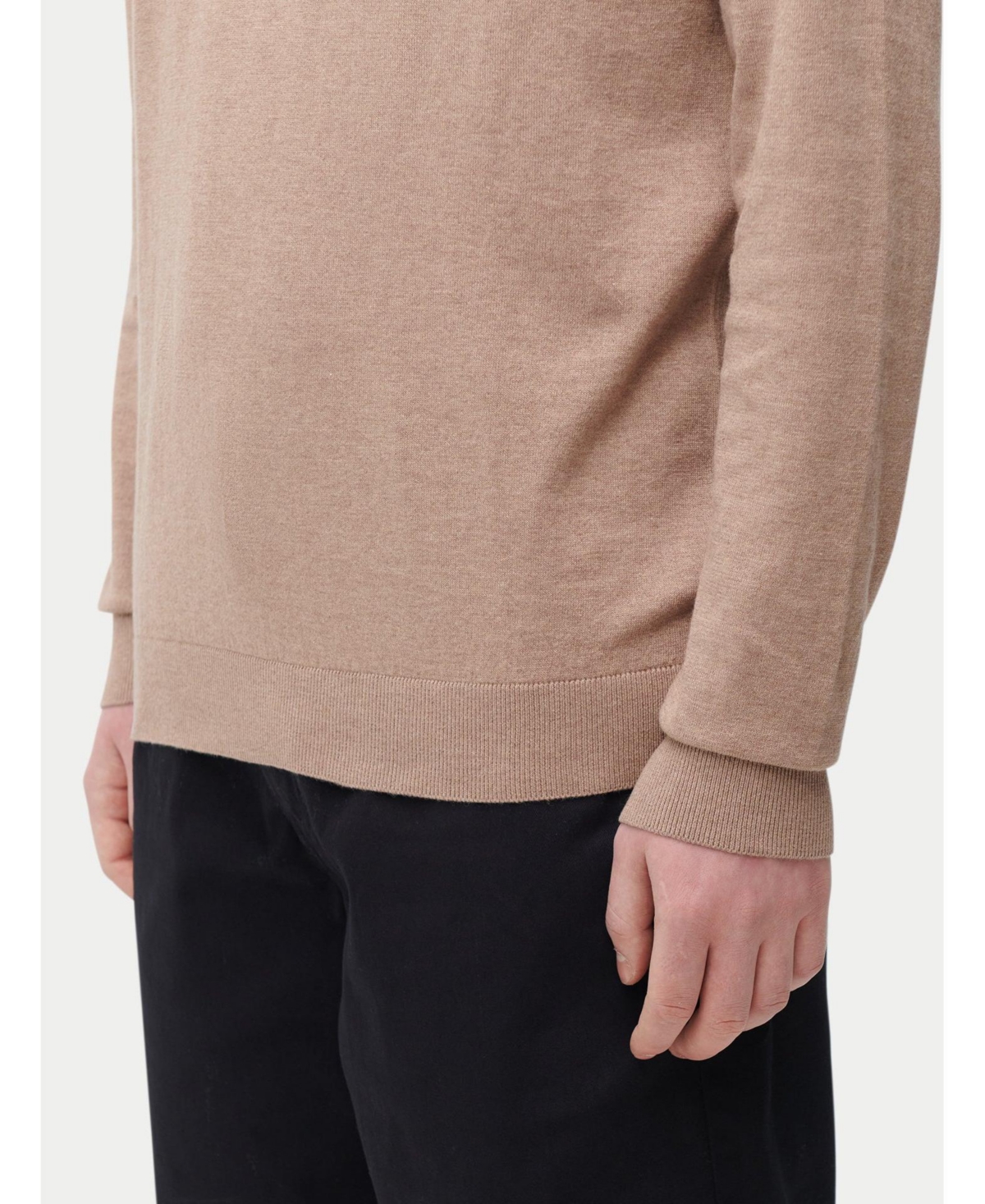 Gobi Cashmere Men's Crewneck Cotton Silk Cashmere Blend Sweater