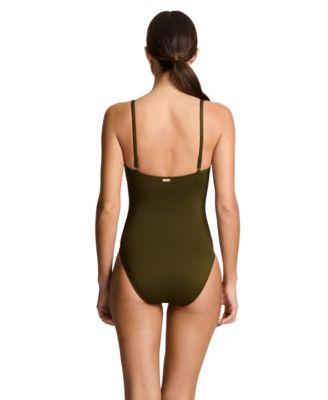 Women's V-Wire One-Piece Swimsuit