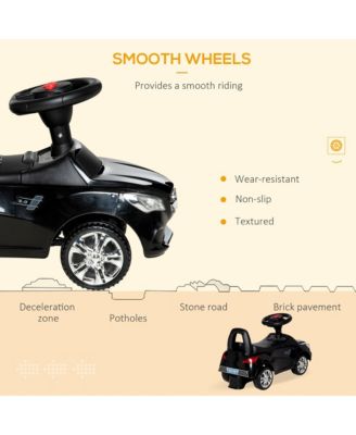 Ride on Sliding Car w/ Horn Music Working Lights Storage No Power