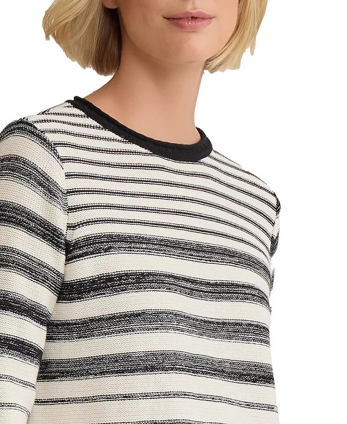 Women's Striped Crewneck Sweater - thumbnail 7