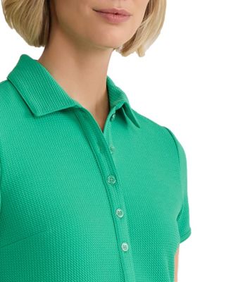 Women's Karolina Pleated Collared Short Dress