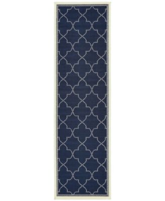 Marina 6025P 2'3" x 7'6" Indoor/Outdoor Runner Area Rug