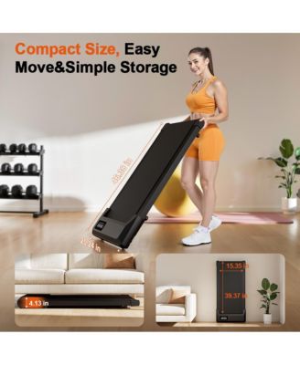 Superun 39.37 inches Belt Walking Smart Treadmills for Home Office, 2.5HP Portable Treadmills with Remote Control