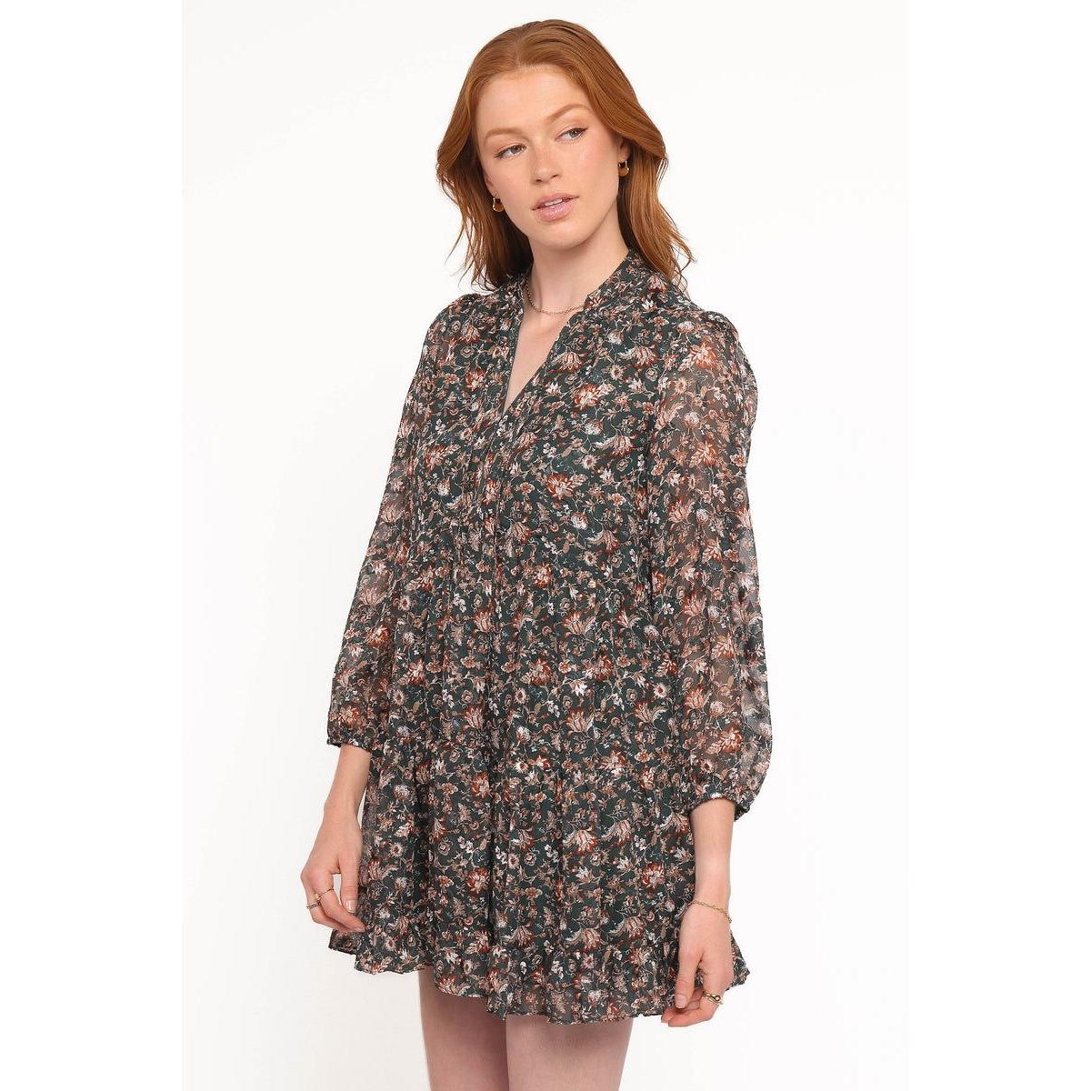 Petal and Pup Women's Jinny Long Sleeve Mini Dress