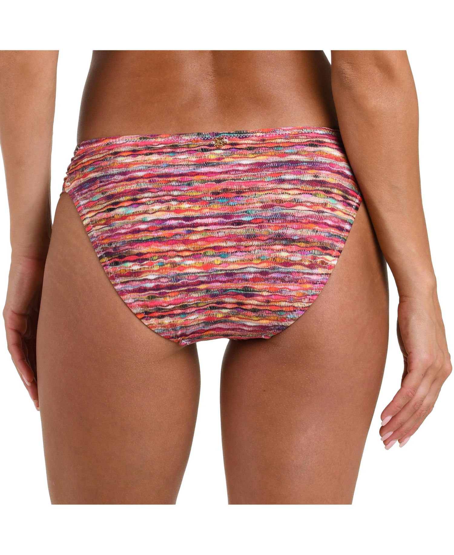 Women's Shimmer Ripple Side Shirred Hipster Bottom