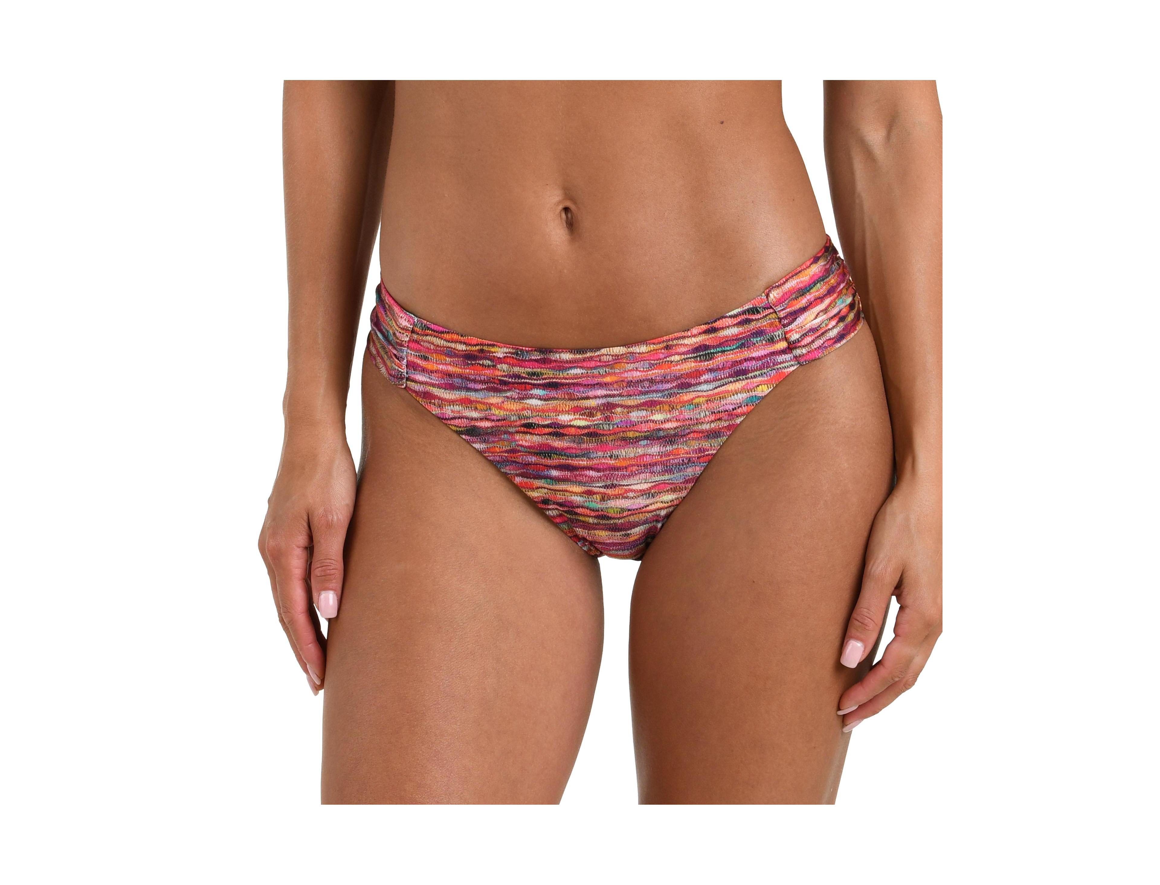 Sunshine 79 Women's Shimmer Ripple Side Shirred Hipster Bottom