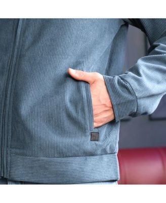 Men's Aegean Blue Corduroy Rider Jacket