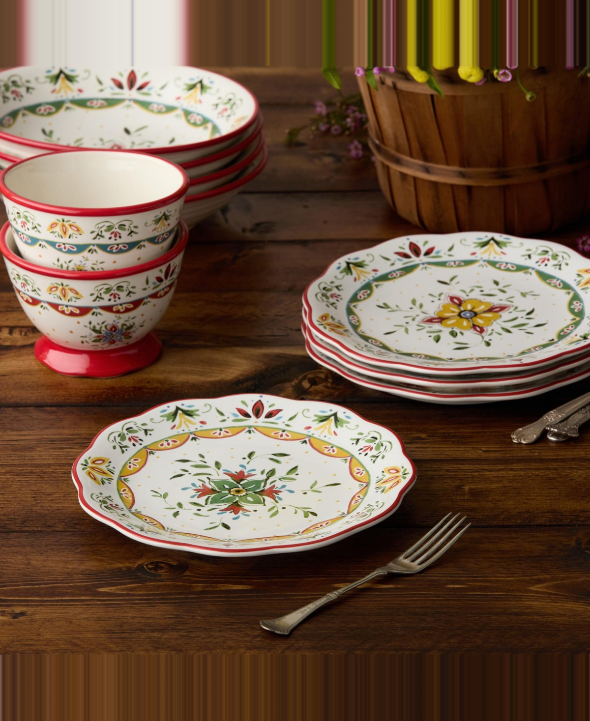 Certified International Provence Salad Plates, Set of 4