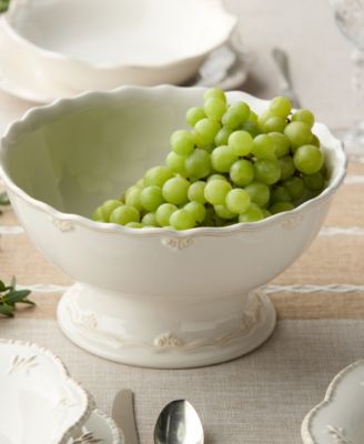 Heritage Scroll Footed Deep Bowl