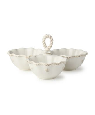 Heritage 3-Section Condiment Server with Handles