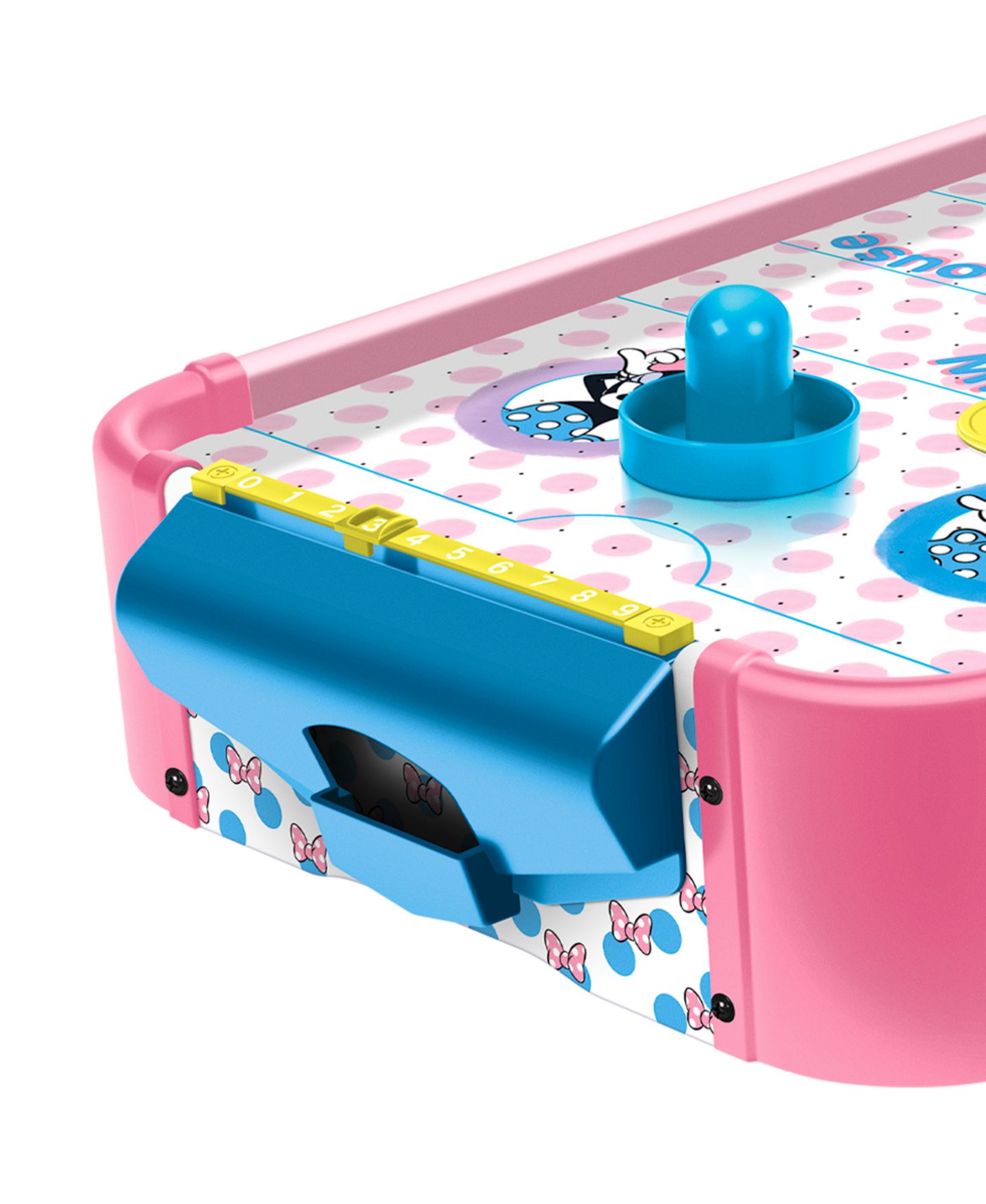 Детская игрушка World Tech Toys Minnie Mouse Electronic Tabletop Air Hockey Game, Ages 3+ — фото 4