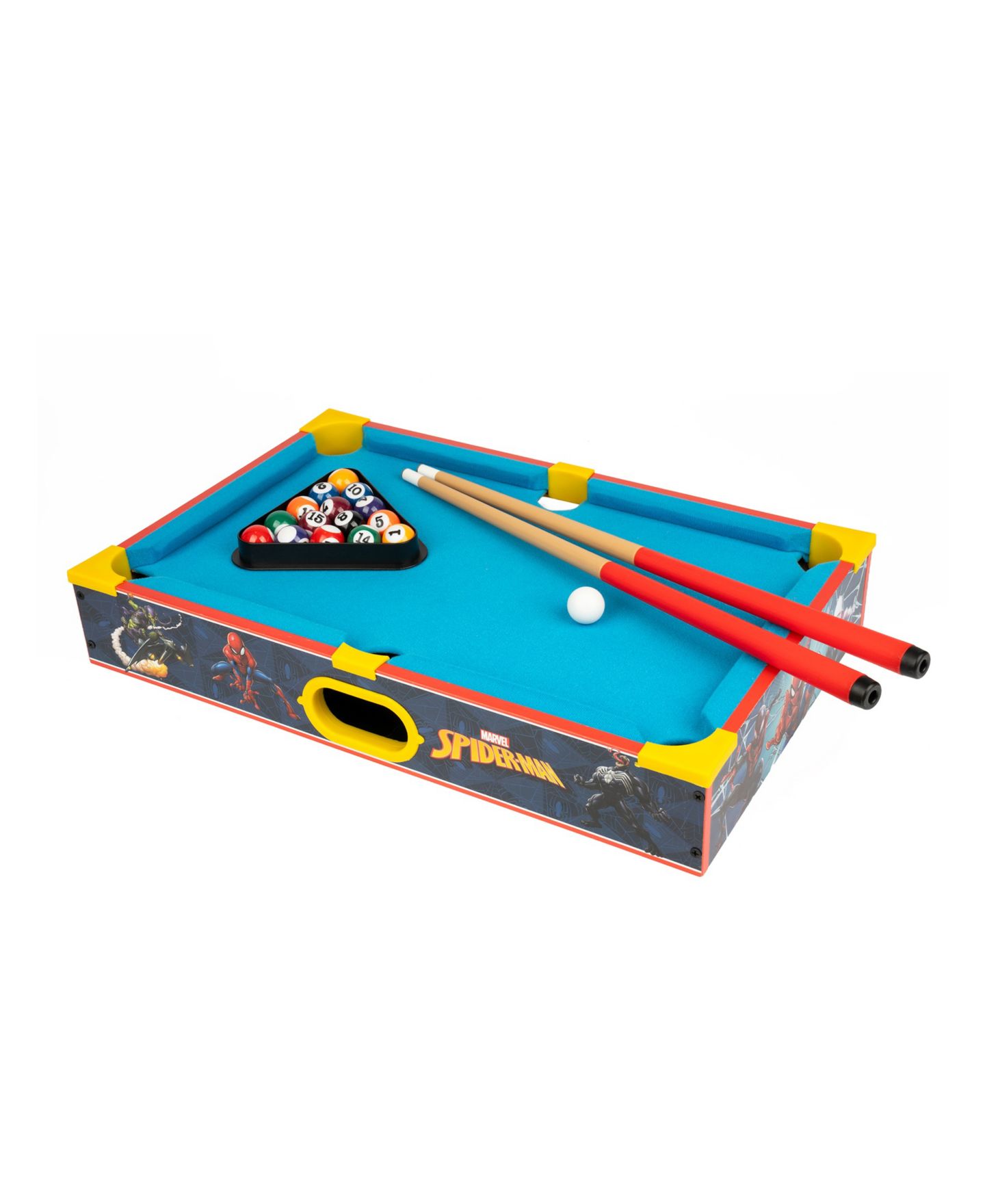 Детская игрушка World Tech Toys Spider-Man Portable Tabletop Pool Table, Ages 3+ — фото 1