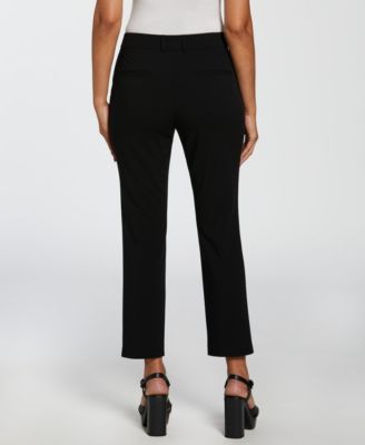Petite Classic Fit Clean Straight Leg Ankle Pants