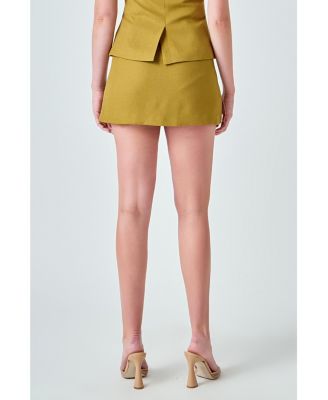 Women's Pleated Mini Skort
