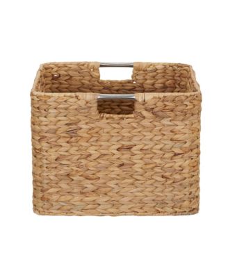 Square Wicker Basket, Natural