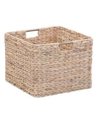 Square Wicker Basket, Natural