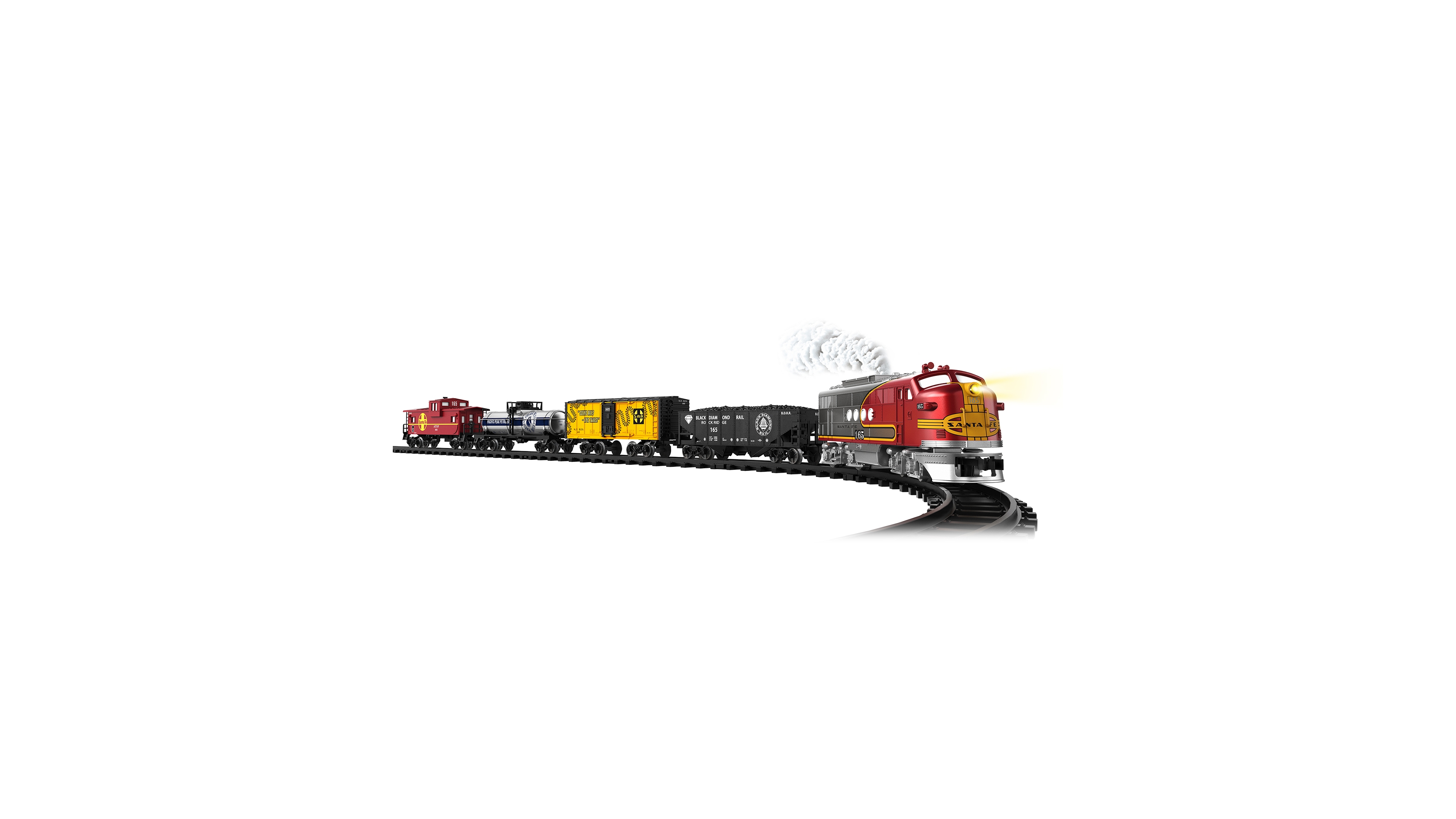 Lionel Santa Fe Flyer Freight Battery-Operated O Gauge Toy Train Set