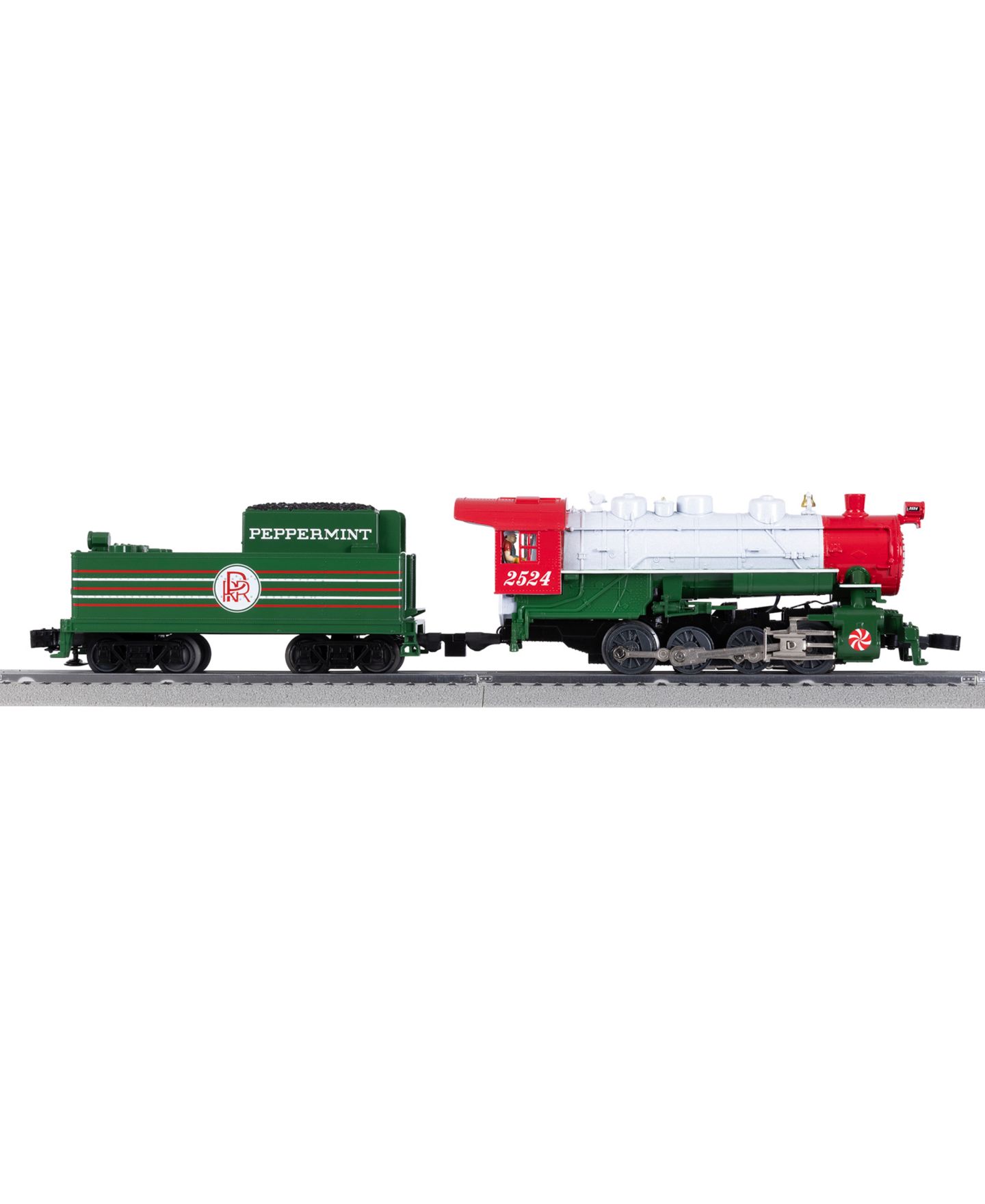 Детские игрушки Lionel O Gauge Peppermint Railroad Christmas Bluetooth 5.0 Train Set — фото 16