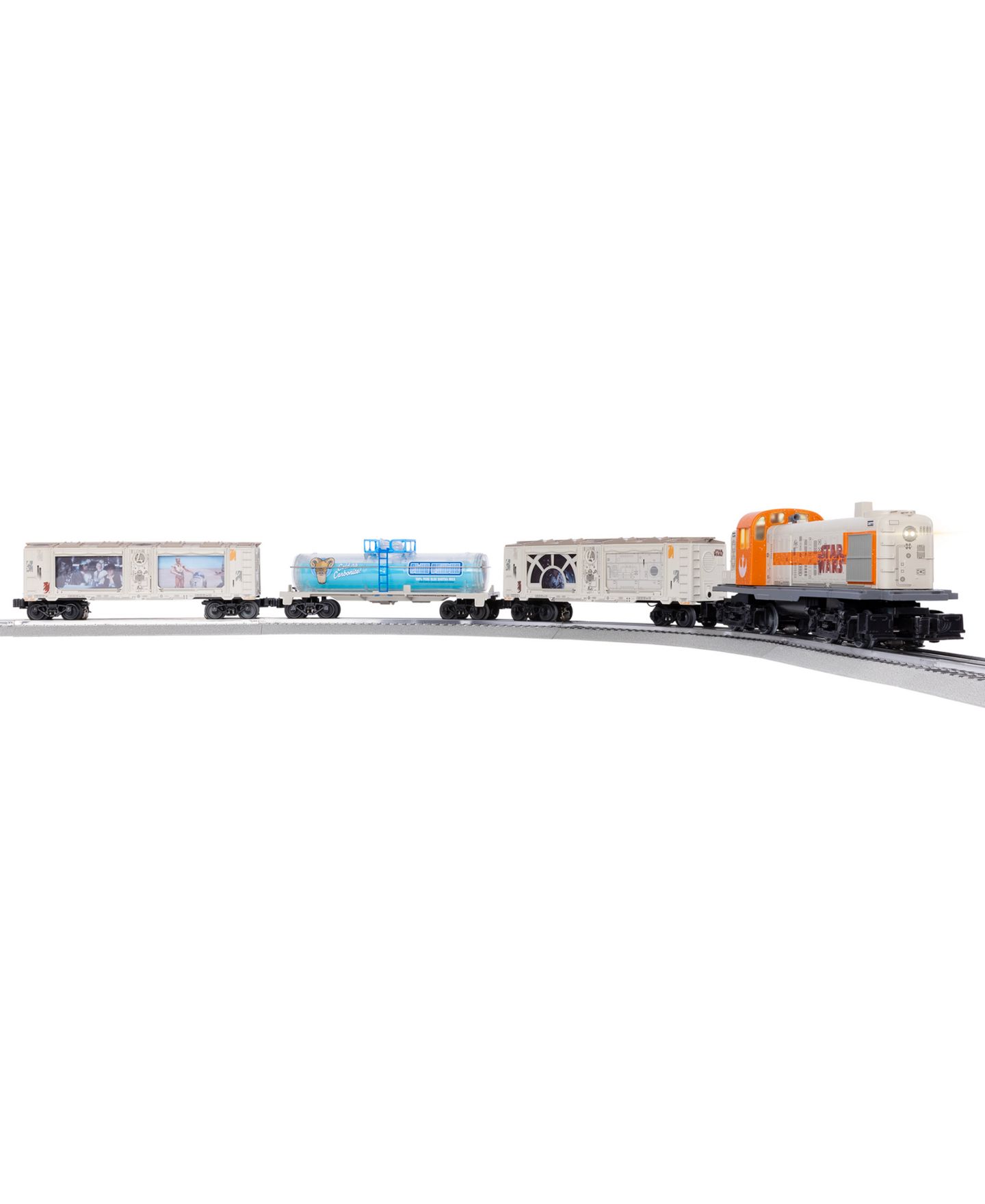 Детские игрушки Lionel O Gauge Star Wars Bluetooth 5.0 LionChief Rebel RS-3 Freight Train Set — фото 18