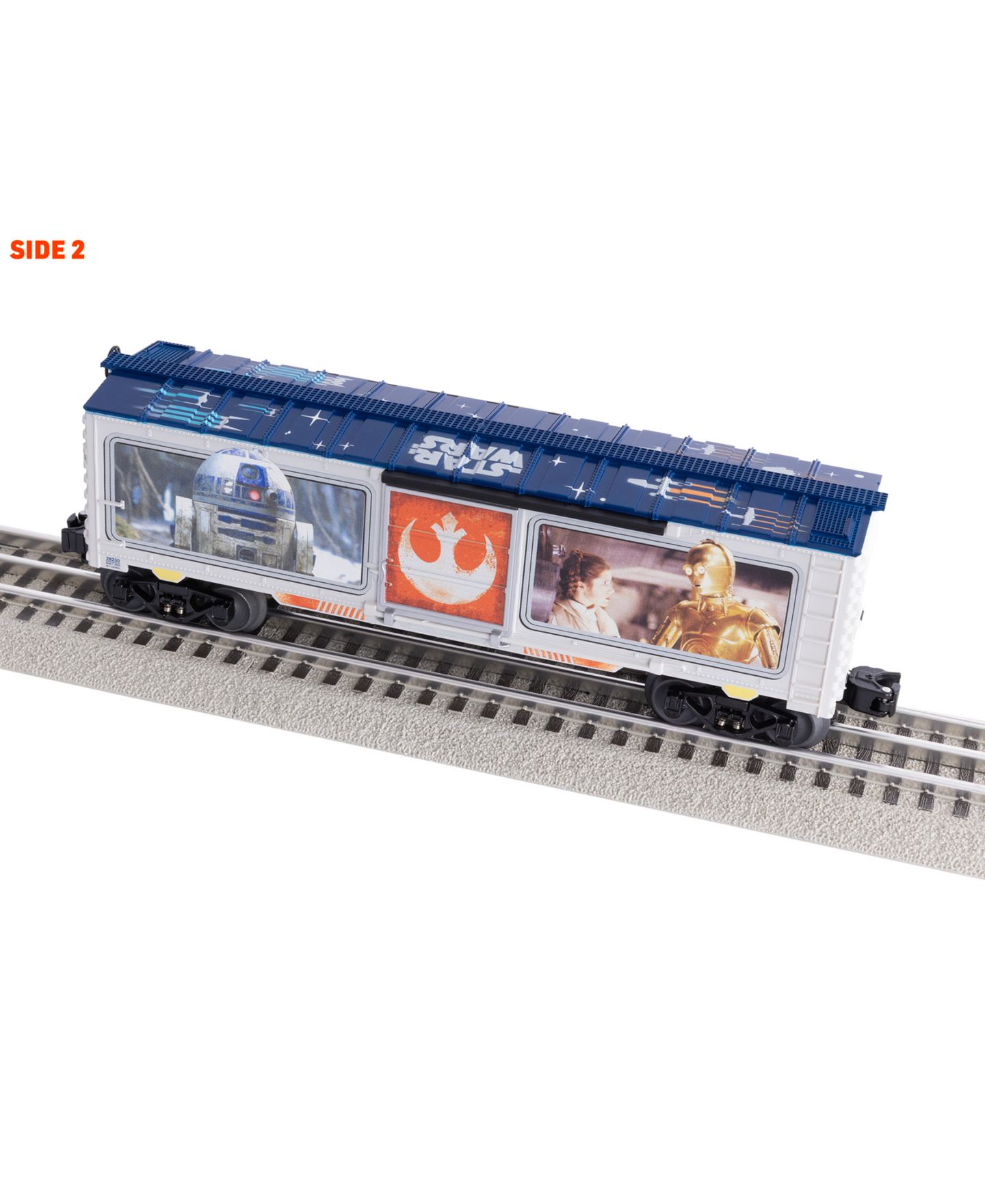 Детская игрушка Lionel O Gauge Star Wars R2-D2 C-3PO Character Die-Cast Metal Boxcar — фото 7