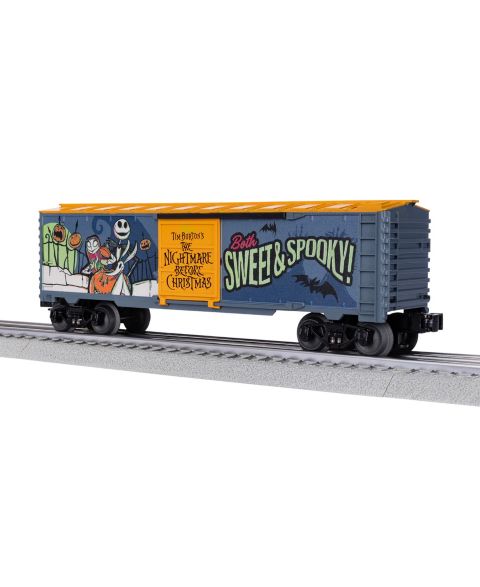 Детская игрушка Lionel O Gauge The Nightmare Before Christmas Glow-in-the-Dark Model Train Boxcar