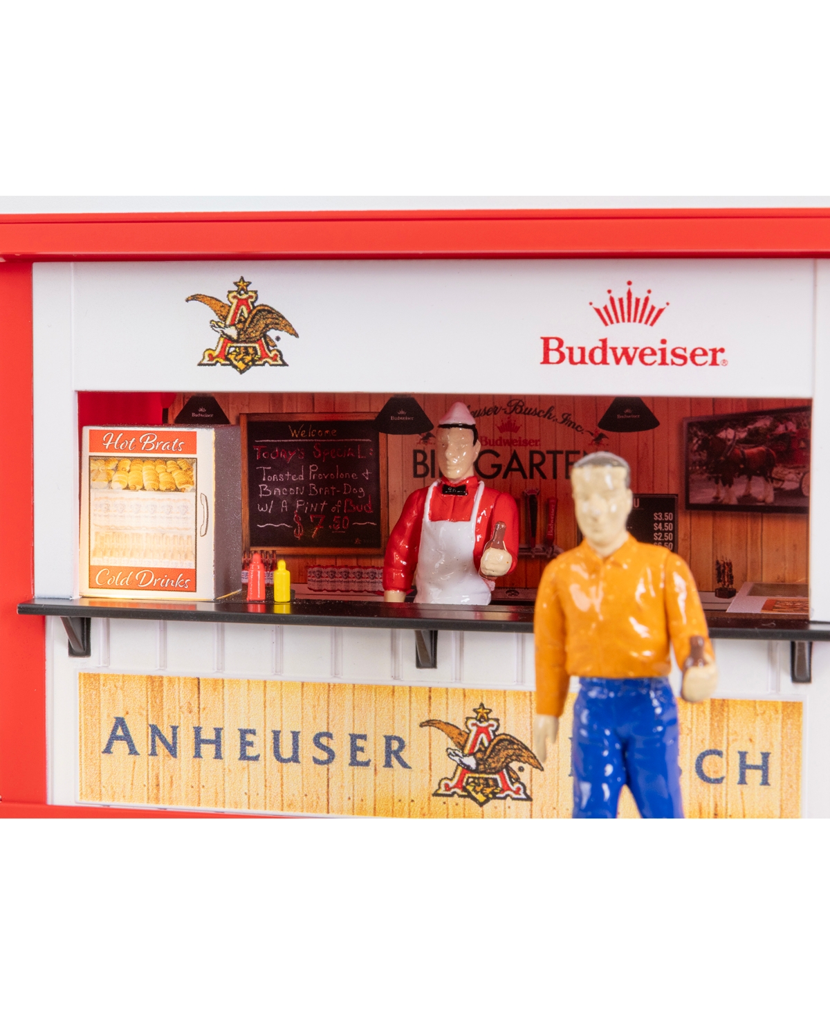 Lionel Anheuser Busch Budweiser Plug-Expand-Play Concession Stand O Gauge Model Train Accessory