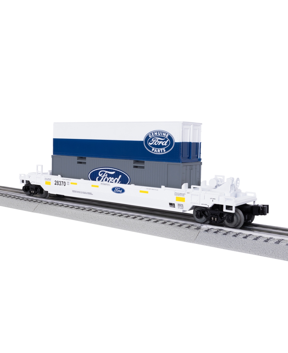 Lionel Ford Maxi Stack O Gauge Model Train Flatcar In Multi