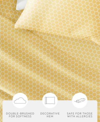 The Farmhouse Chic Premium Ultra Soft Pattern 3-Pc. Sheet Set, Twin