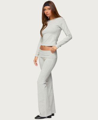 Women's Kaeli Stripey Long Sleeve T Shirt