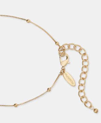 Stone Orbital Pendant Necklace, 30" + 3" extender, Macy's Exclusive