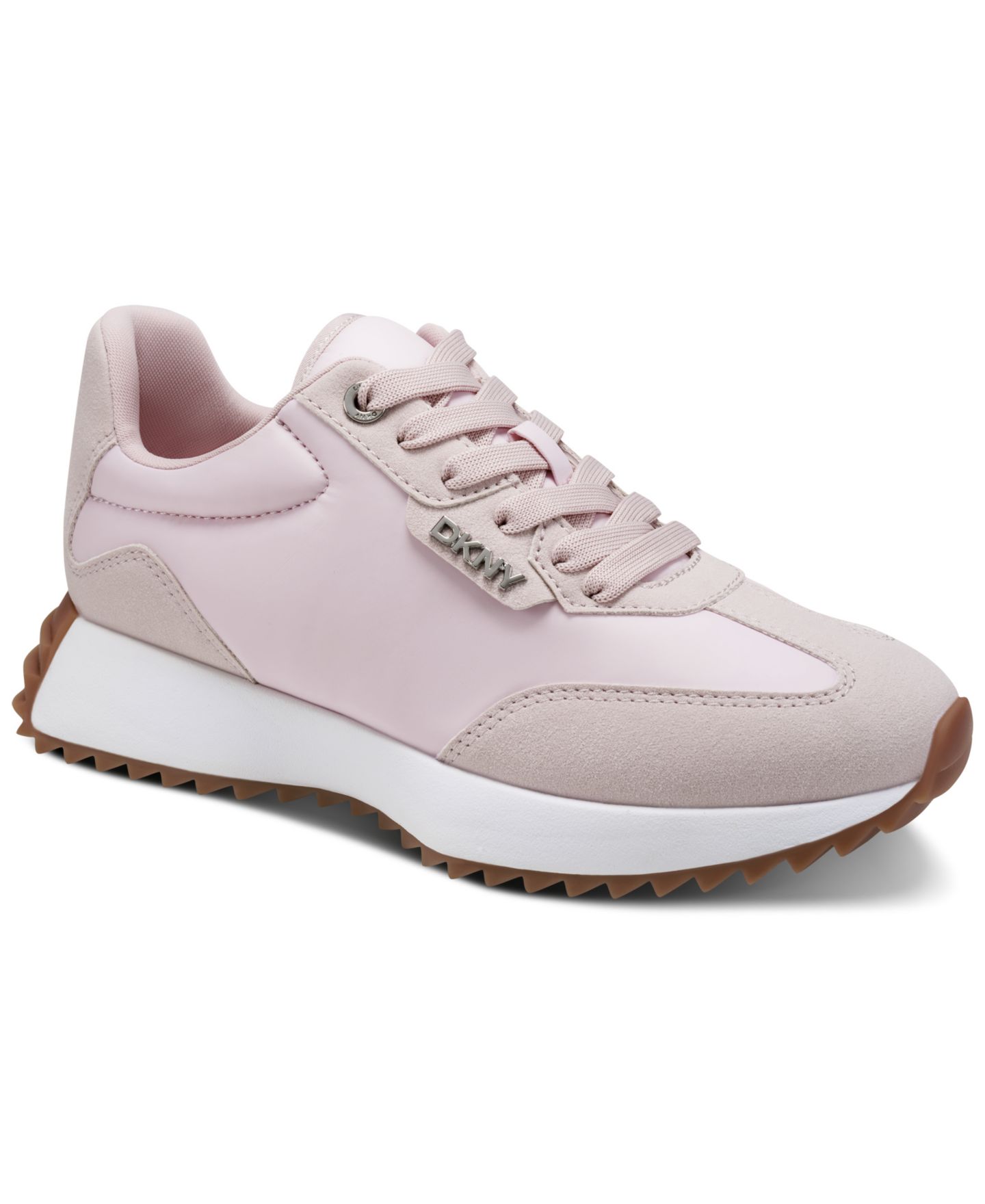 Женские кроссовки DKNY Naples Lace Up, цвет: Светлый розовый — фото 1