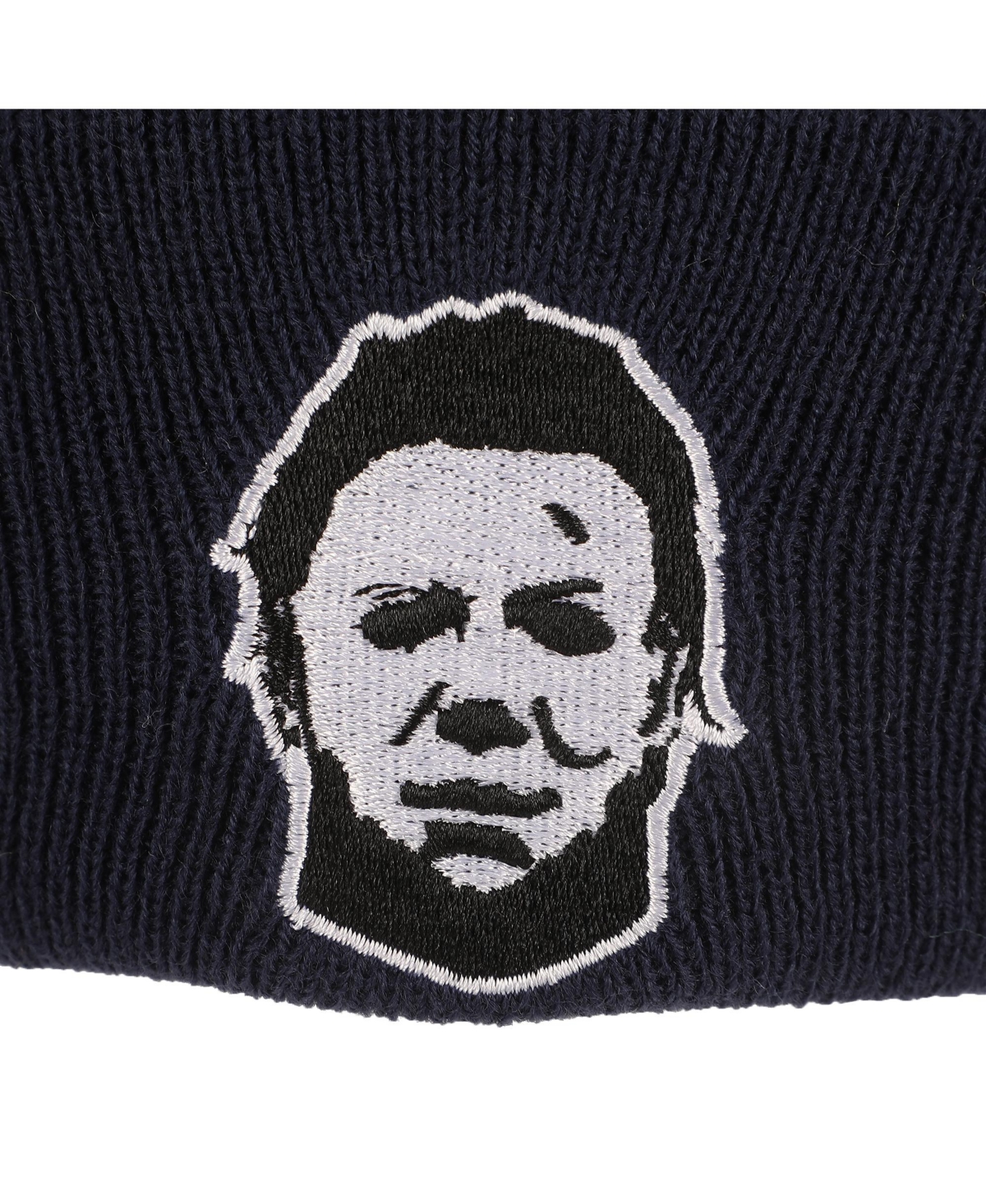 Halloween Men's John Carpenter s Michael Myers Navy Cuff Beanie.