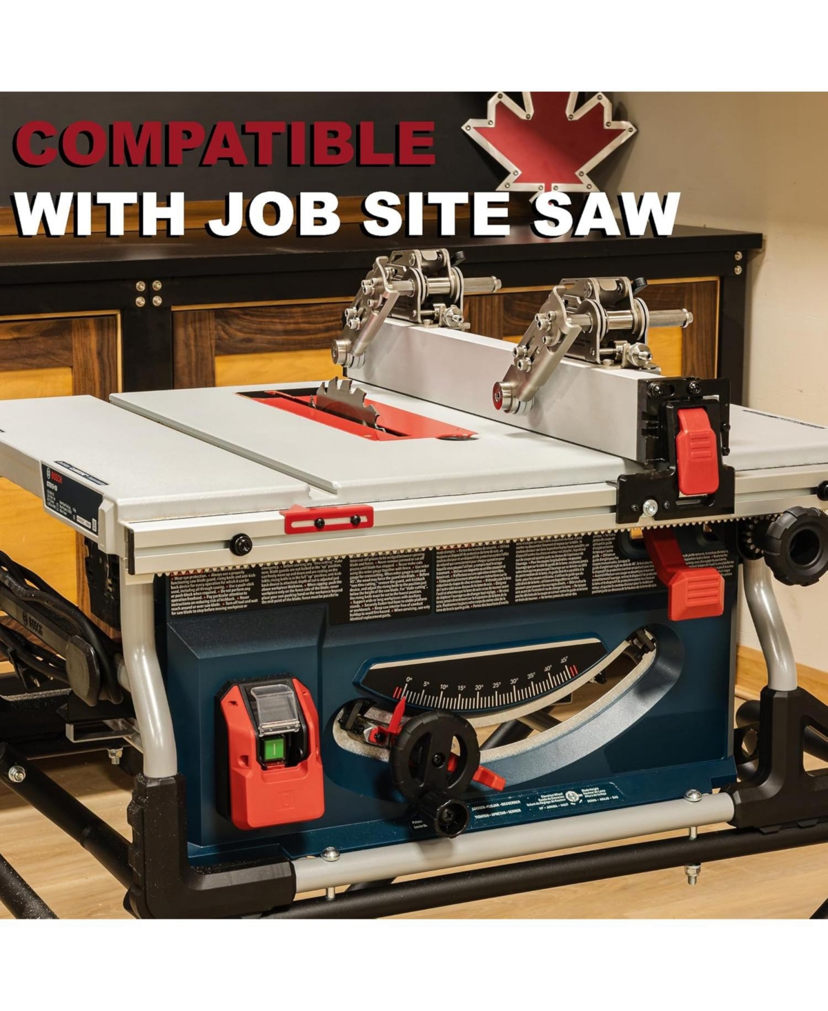 Jessem 04320 Clear Cut Sts Stock Guides Stainless Steel Roller Stock Guides for Table Saws