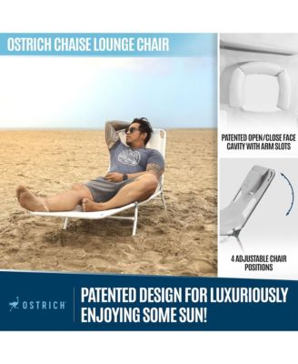 Chaise Lounge Versatile Facedown Beach Camping Pool Tanning Chair
