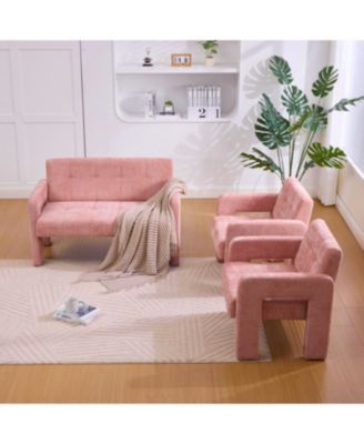 Nordic Modern Double Armchair Sofa for Living Room & Bedroom