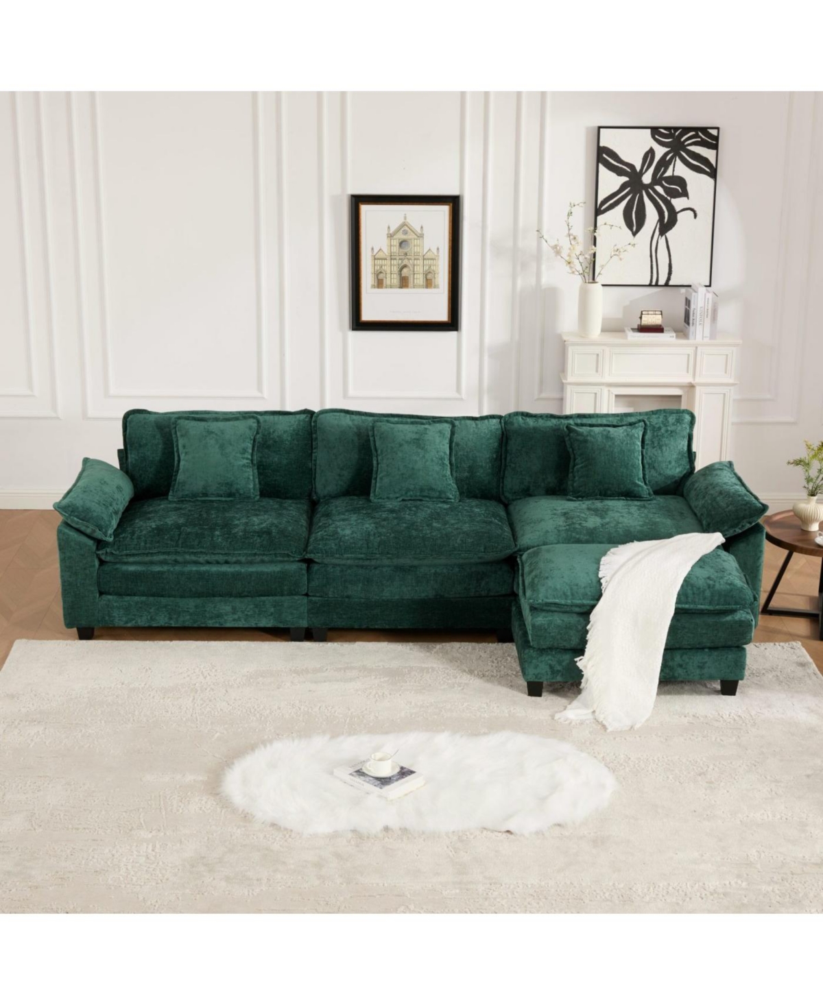 Streamdale Furniture Streamdale Cloud Couch: Flexible, Modular Chenille Sofa for Ultimate Comfort