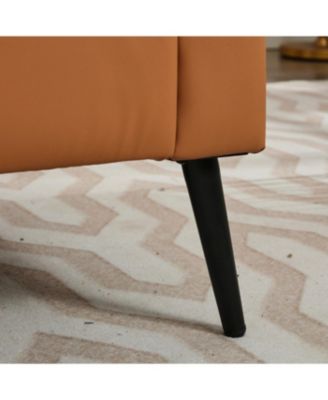 Streamdale Cat paw leather upholstered sofa 2PC, Nordic retro single casual sofa chair