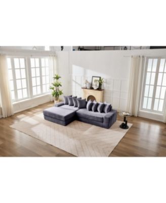 Streamdale Convertible Floor Sofa Bed, Foldable Mattress Cloud Couch for Space Saving