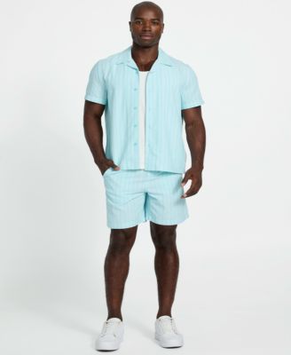 Men's Regular-Fit Fletcher Linen Drawstring Shorts
