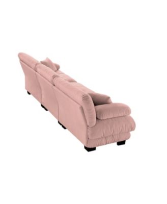 Streamdale 3-Seater Chenille Sectional Sofa - Soft & Comfy Living Room Furniture