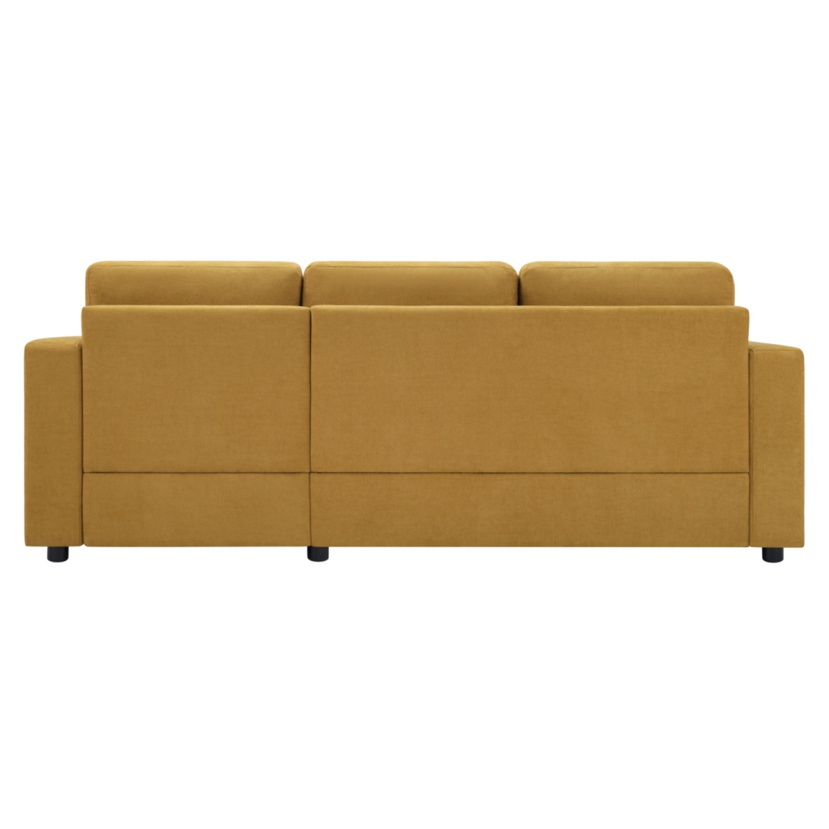 Streamdale Furniture Streamdale Modern L-shaped Sofa Couch with Curved Chaise, Usb & Storage, Blue
