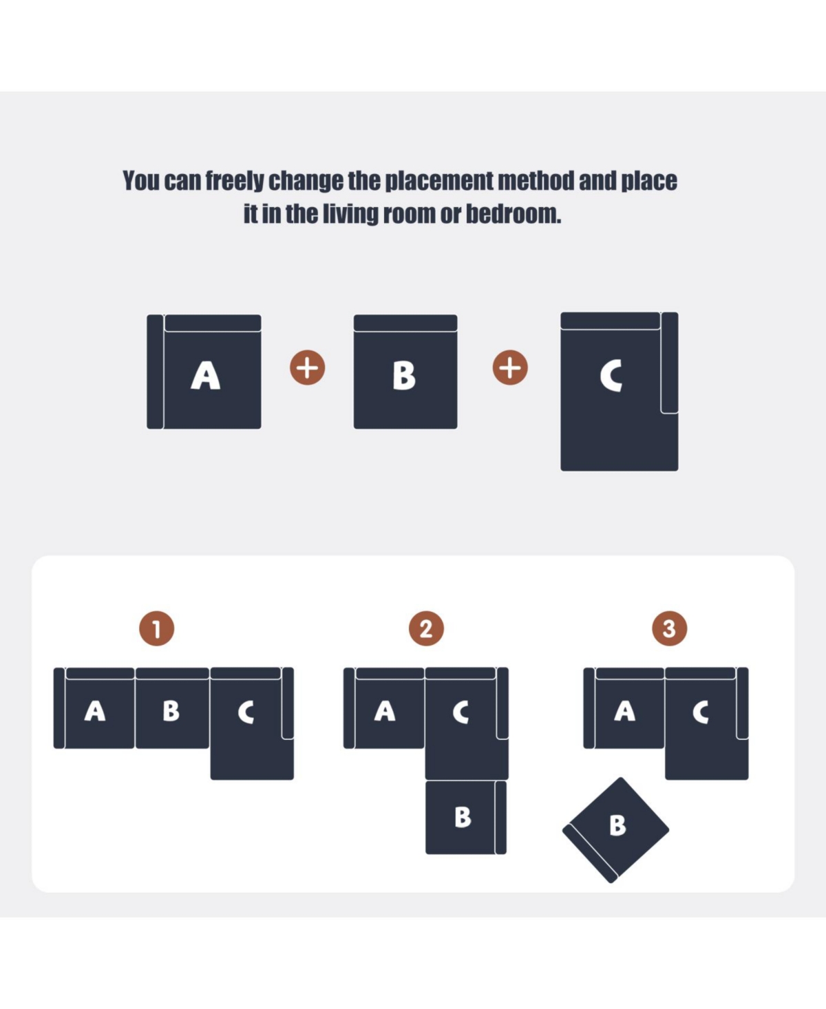 Streamdale Furniture Comfy Corduroy Compression Sectional Couch with Chaise, Black Sofas